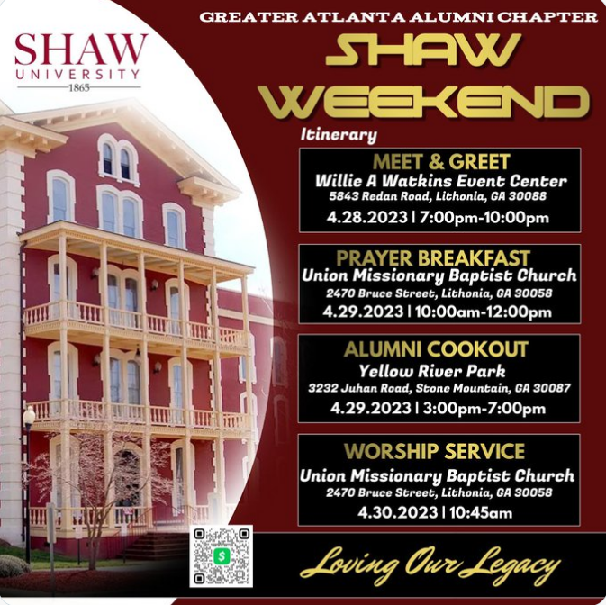 Shaw Day 2023 weekend itinerary 