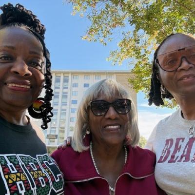 Eintou, Dr Dillard, and Linda